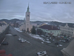 Náměstí, koste sv. Markéty