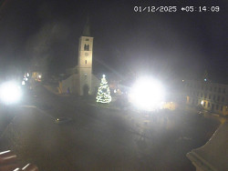 Náměstí, koste sv. Markéty