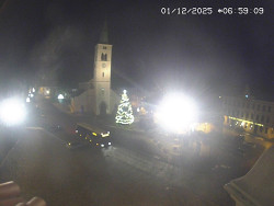 Náměstí, koste sv. Markéty