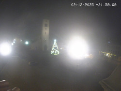 Náměstí, koste sv. Markéty