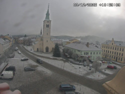 Náměstí, koste sv. Markéty