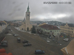 Náměstí, koste sv. Markéty