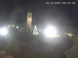 Náměstí, koste sv. Markéty