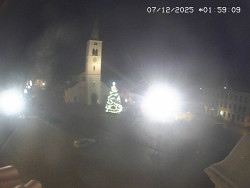 Náměstí, koste sv. Markéty