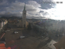 Náměstí, koste sv. Markéty