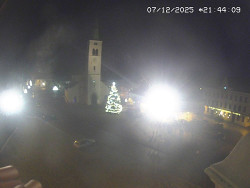 Náměstí, koste sv. Markéty