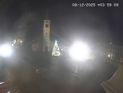 Náměstí, koste sv. Markéty