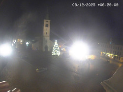 Náměstí, koste sv. Markéty