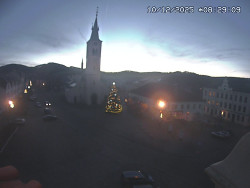 Náměstí, koste sv. Markéty