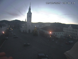 Náměstí, koste sv. Markéty