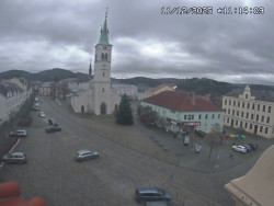 Náměstí, koste sv. Markéty