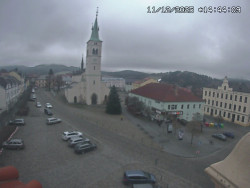 Náměstí, koste sv. Markéty