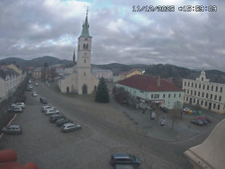 Náměstí, koste sv. Markéty