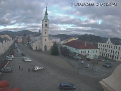 Náměstí, koste sv. Markéty