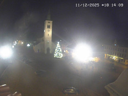 Náměstí, koste sv. Markéty