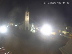 Náměstí, koste sv. Markéty