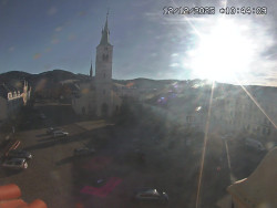 Náměstí, koste sv. Markéty