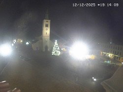 Náměstí, koste sv. Markéty