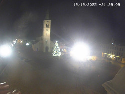 Náměstí, koste sv. Markéty