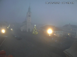 Náměstí, koste sv. Markéty