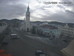 Náměstí, koste sv. Markéty