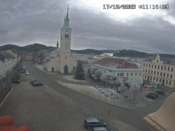 Náměstí, koste sv. Markéty