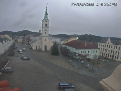 Náměstí, koste sv. Markéty