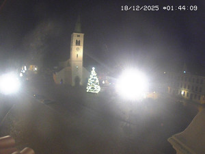 Město Kašperské Hory - Náměstí, koste sv. Markéty - 18.12.2025 v 00:45