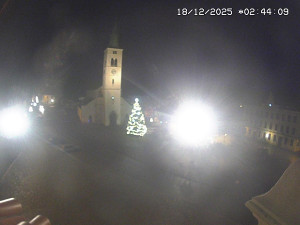 Město Kašperské Hory - Náměstí, koste sv. Markéty - 18.12.2025 v 01:45