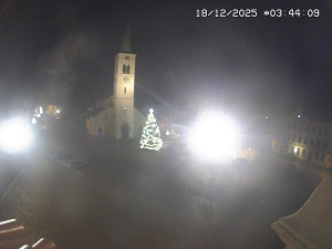 Město Kašperské Hory - Náměstí, koste sv. Markéty - 18.12.2025 v 02:45