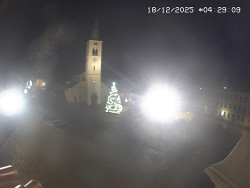 Náměstí, koste sv. Markéty