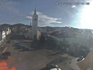 Město Kašperské Hory - Náměstí, koste sv. Markéty - 18.12.2025 v 11:45