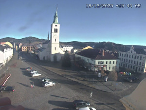 Město Kašperské Hory - Náměstí, koste sv. Markéty - 18.12.2025 v 14:45