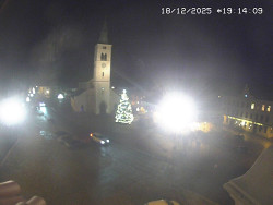 Náměstí, koste sv. Markéty