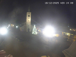 Náměstí, koste sv. Markéty