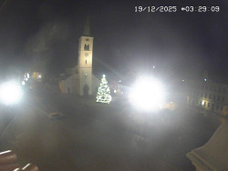 Náměstí, koste sv. Markéty