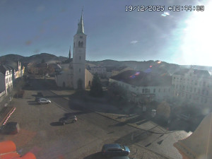 Město Kašperské Hory - Náměstí, koste sv. Markéty - 19.12.2025 v 11:45