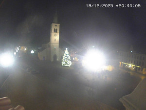 Město Kašperské Hory - Náměstí, koste sv. Markéty - 19.12.2025 v 19:45