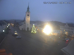 Náměstí, koste sv. Markéty