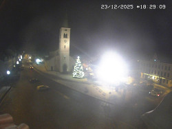 Náměstí, koste sv. Markéty