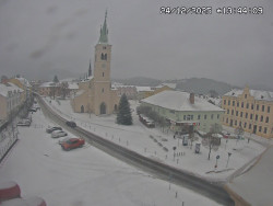 Náměstí, koste sv. Markéty