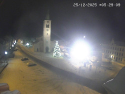 Náměstí, koste sv. Markéty