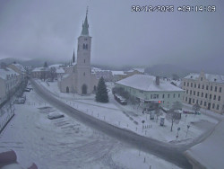 Náměstí, koste sv. Markéty