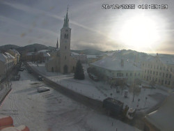 Náměstí, koste sv. Markéty