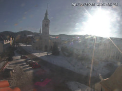 Náměstí, koste sv. Markéty