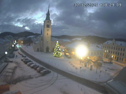 Náměstí, koste sv. Markéty