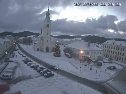 Náměstí, koste sv. Markéty