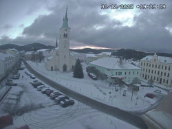 Náměstí, koste sv. Markéty