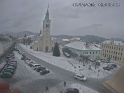 Náměstí, koste sv. Markéty