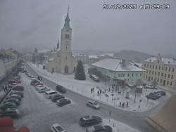 Náměstí, koste sv. Markéty